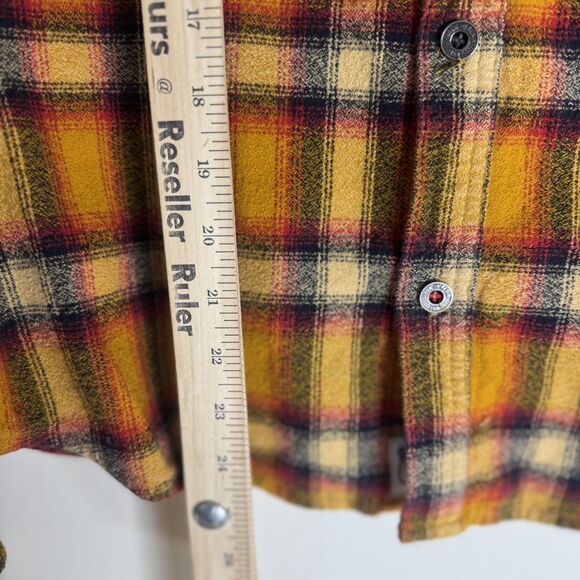 Iron and Resin Shirt Mens Small Flannel Elbow Patches Made in USA Button Down - Picture 8 of 9